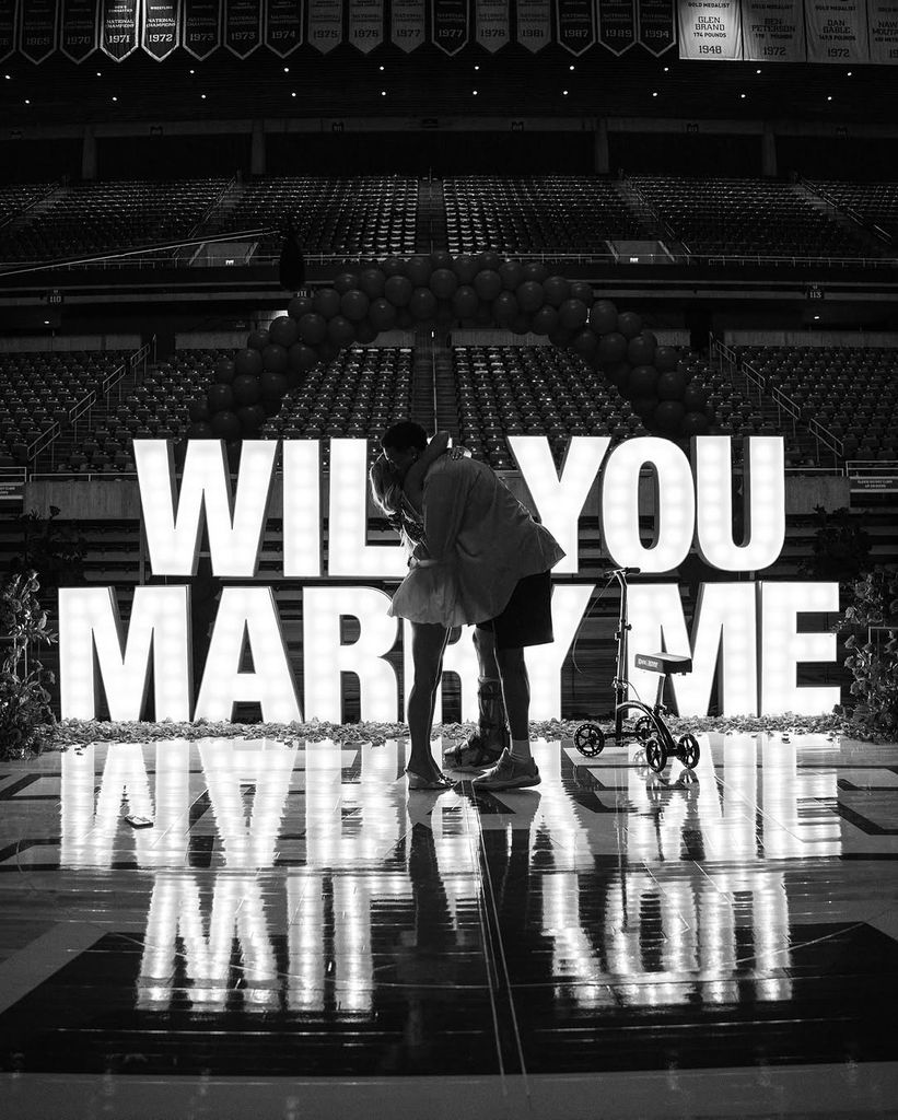 Tyrese Haliburton proposes to Jade Jones