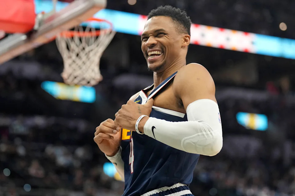 Former Denver Nuggets guard Russell Westbrook (4).Scott Wachter-Imagn Images