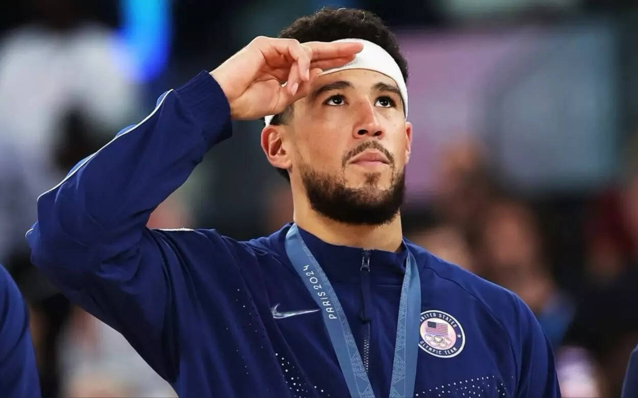 Devin Booker is now enjoying his vacation (Image via Instagram / @dbook) Devin Booker is now enjoying his vacation