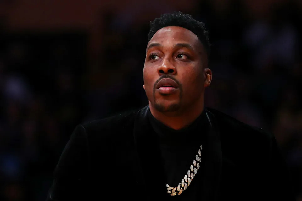 LOS ANGELES, CALIFORNIA - MARCH 26: Dwight Howard #21 of the Washington Wizards looks on from the bench during the first half of the game against the Los Angeles Lakers at Staples Center on March 26, 2019 in Los Angeles, California. (Photo by Yong Teck Lim/Getty Images)Getty