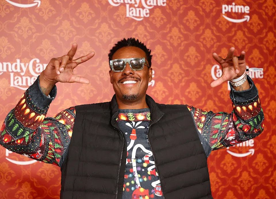 US retired basketball player Paul Pierce arrives for the premiere of "Candy Cane Lane" at the Regency Village Theater in Los Angeles, California, on November 28, 2023. (Photo by Michael Tran / AFP) (Photo by MICHAEL TRAN/AFP via Getty Images)