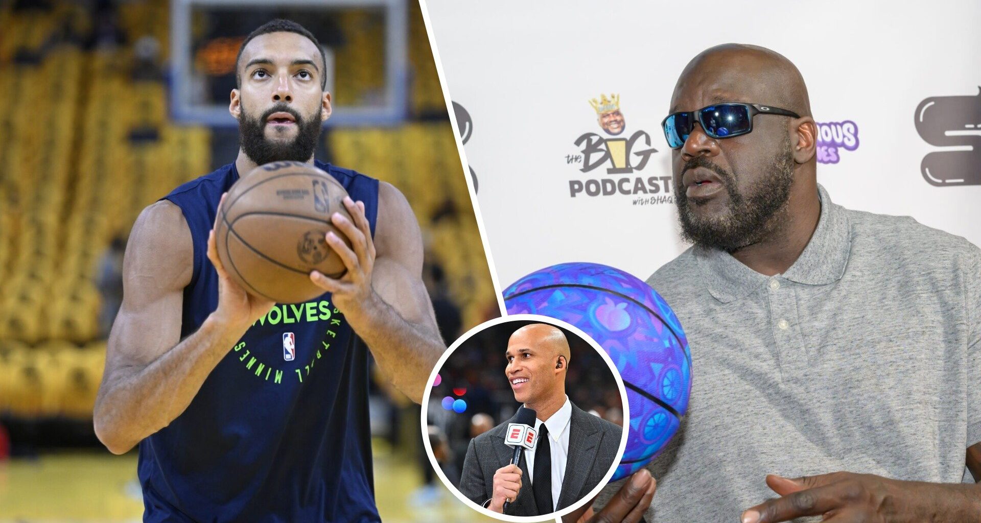 Richard Jefferson fires back at Shaq's take on Rudy Gobert's HOF case 'Congratulations, you will be wearing a dress'