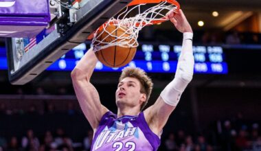 Kyle Filipowski leads summer league in scoring. Should he start for the Jazz next year?