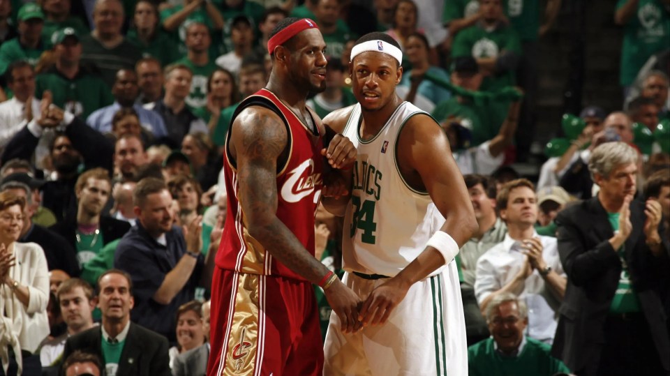 Pierce has one ring to LeBron's four