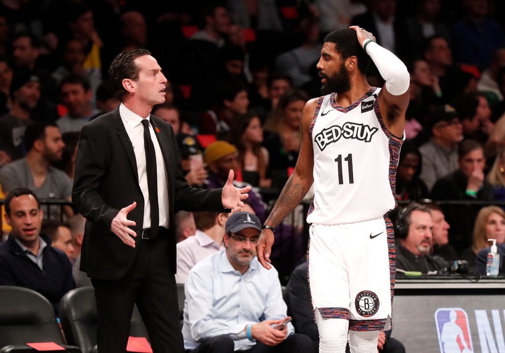 Kyrie Atkins discussed his relationship with former Nets coach Kenny Atkinson.