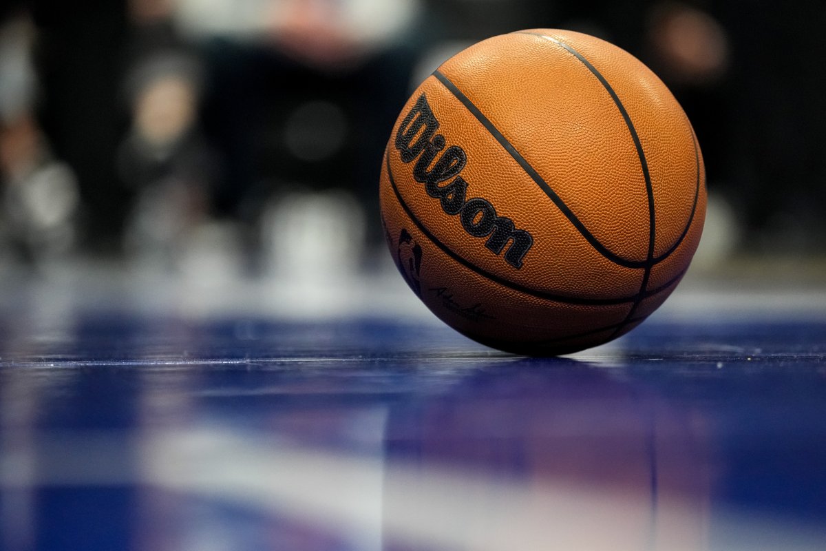NBA game ball basketball