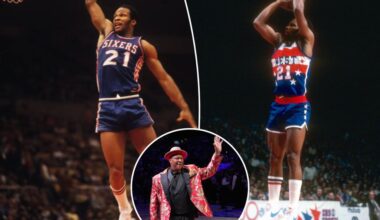 World B. Free overcome with joy as he gets Hall of Fame chance