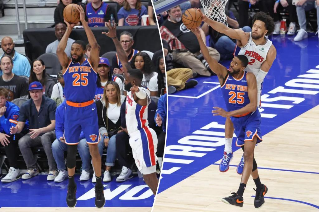 Knicks' Mikal Bridges found shot at perfect time after teammate' encouragement