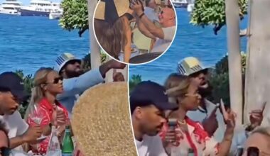 LeBron James seen partying with A-listers amid Lakers trade rumors