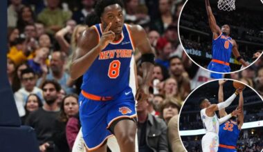 OG Anunoby leads Knicks with career-high 40 to top Nuggets