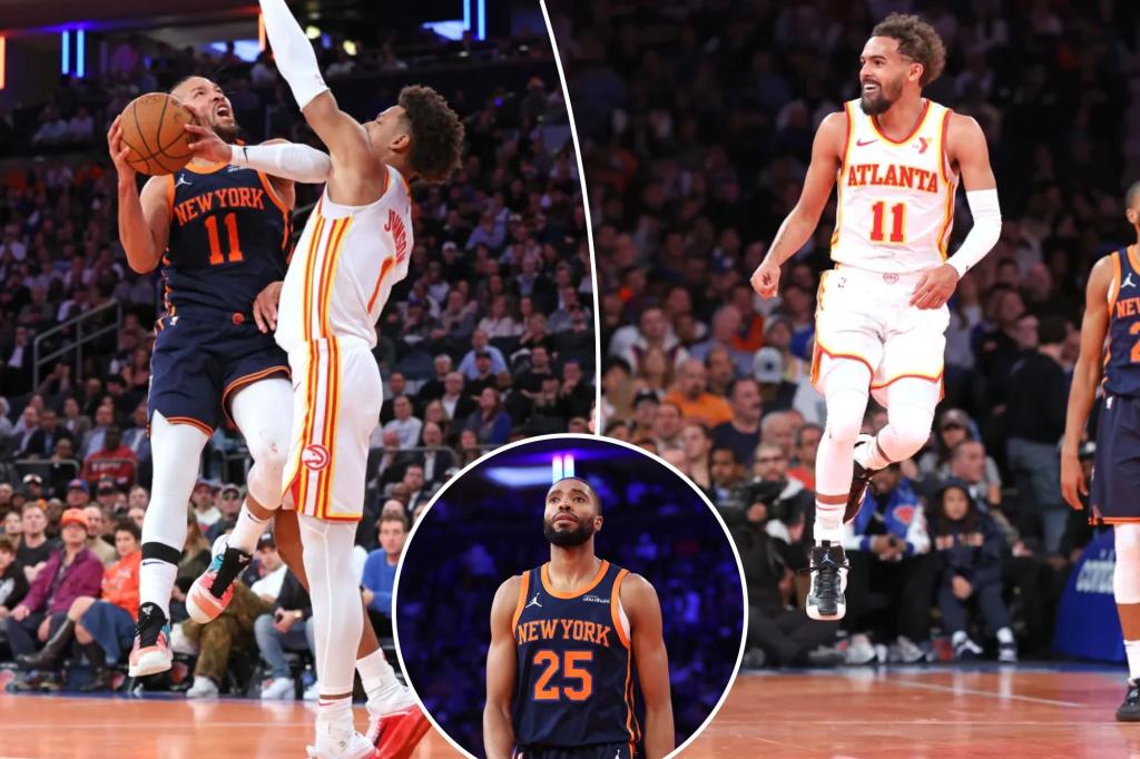 Knicks eliminated from NBA Cup tourney in ugly loss to Hawks
