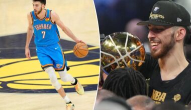 Chet Holmgren, Thunder agree to $250 million contract extension