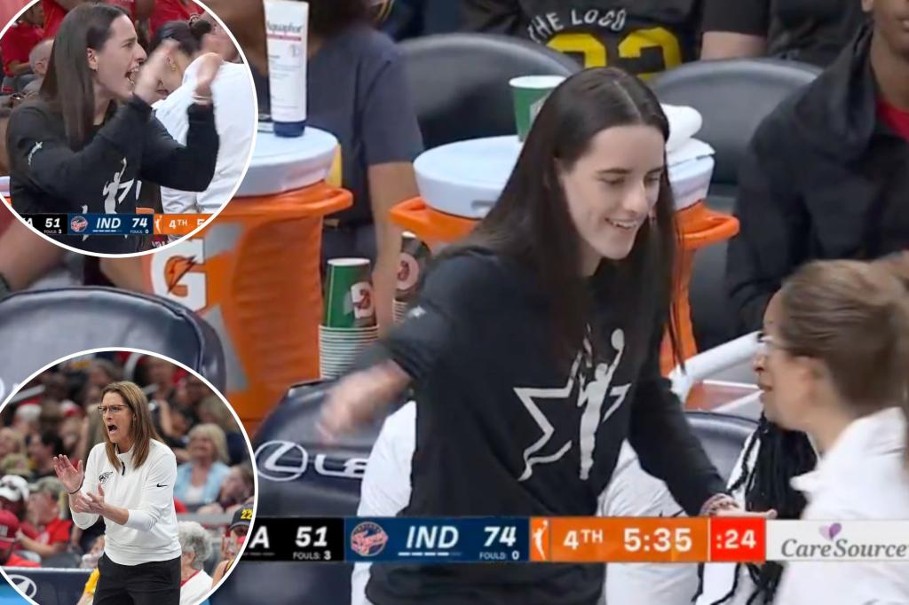 Caitlin Clark loved her Fever coach getting technical foul — and offered to pay the fine