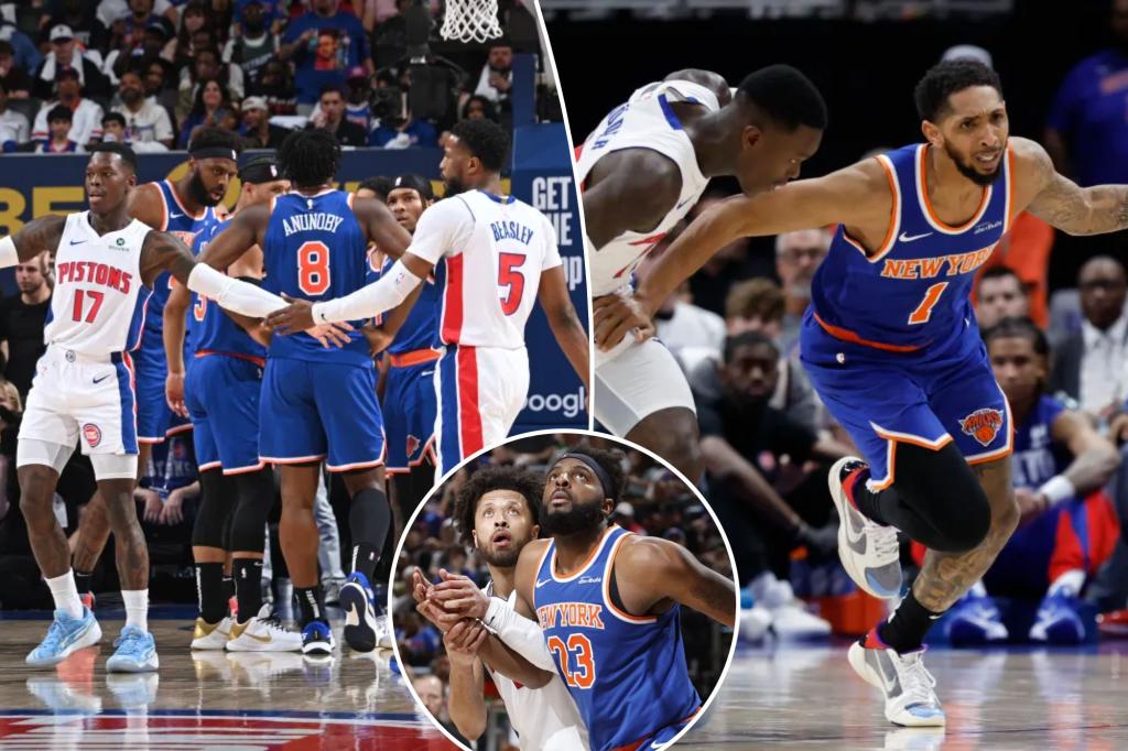 Knicks' lack of depth could become an issue against Pistons