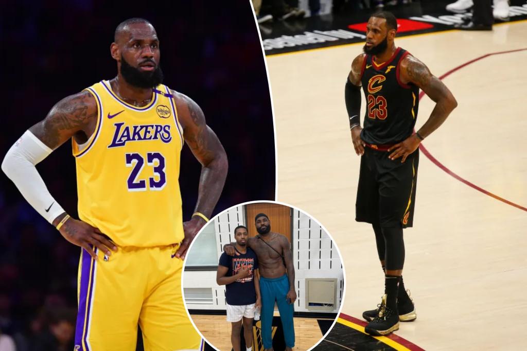 LeBron James downplays visit to Cavaliers' practice facility as Lakers trade rumors swirl