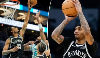 Nets rip short-handed Hornets to snap seven-game losing skid