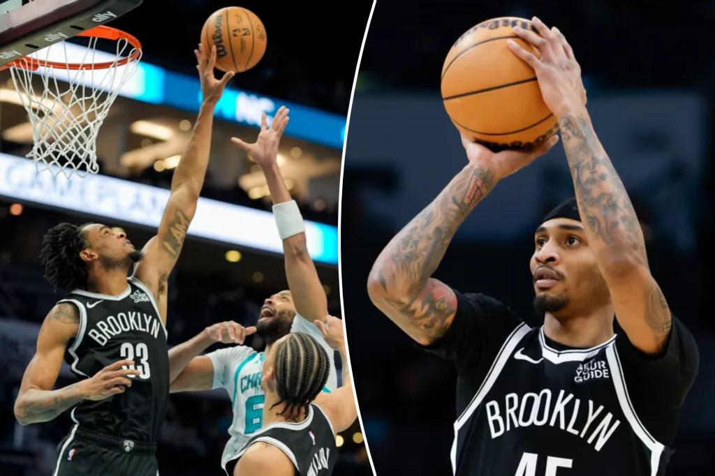Nets rip short-handed Hornets to snap seven-game losing skid
