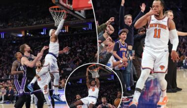 Josh Hart's triple-double propels Knicks to blowout win over Kings