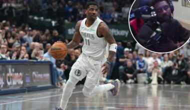 Kyrie Irving has warning to Mavericks fans hoping he'll be back from injury by NBA playoffs