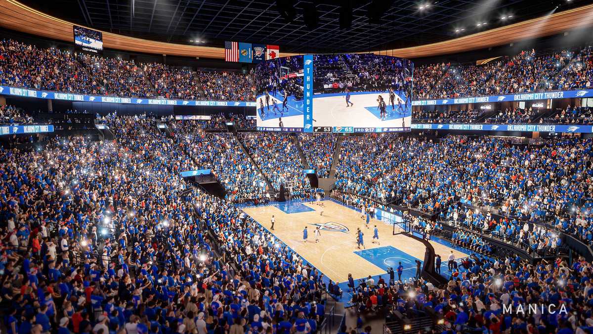 See first renderings of the new home of the OKC Thunder