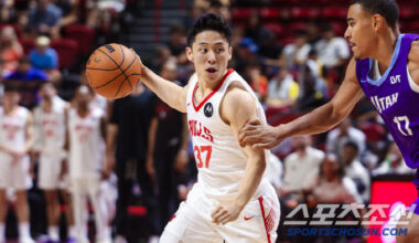 The real-life version of Yuki Song Tae-seop Kawamura. It was worth signing an NBA two-way contract. 3rd place in the team for Chicago Bulls presence in Summer League