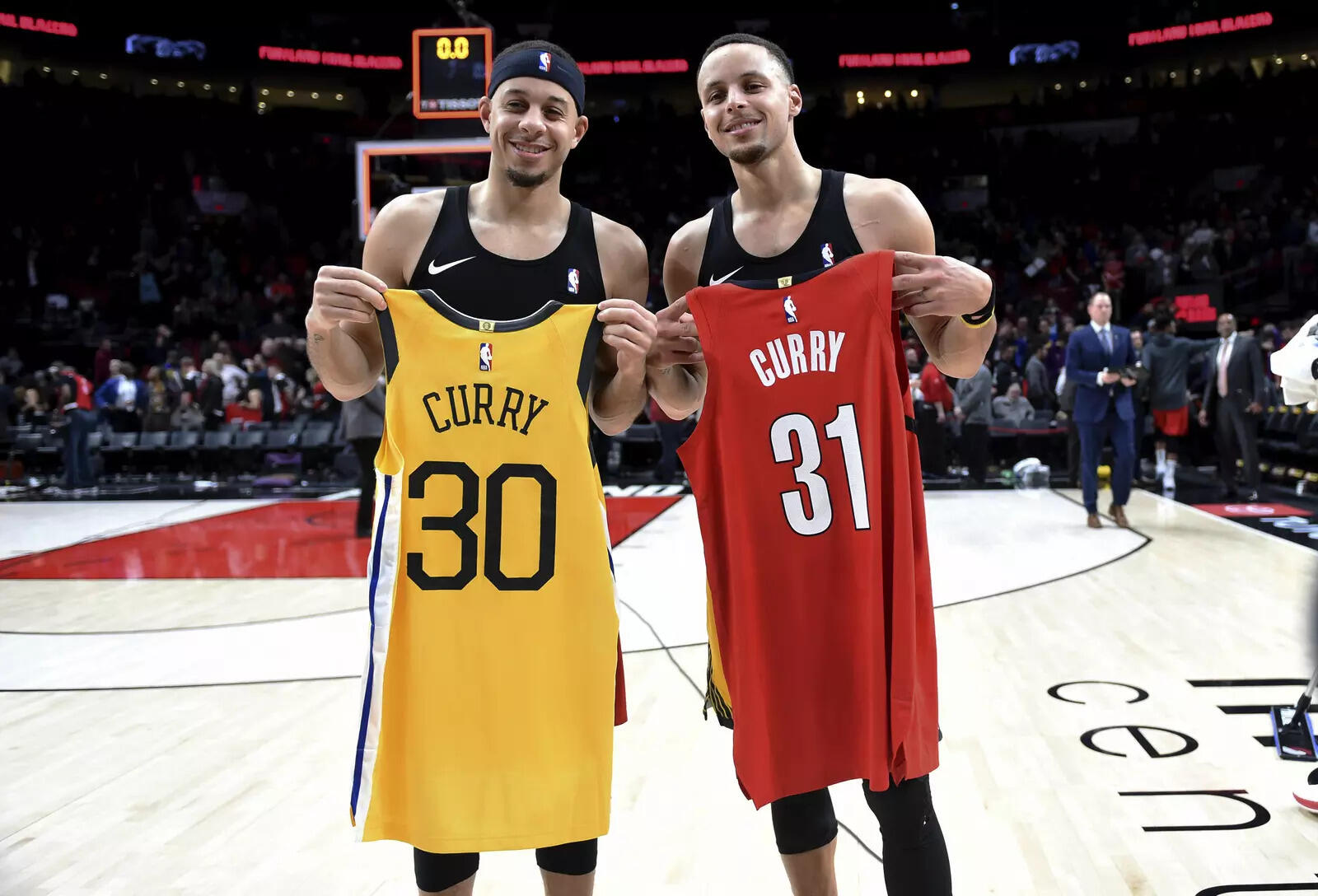 Seth and Stephen Curry