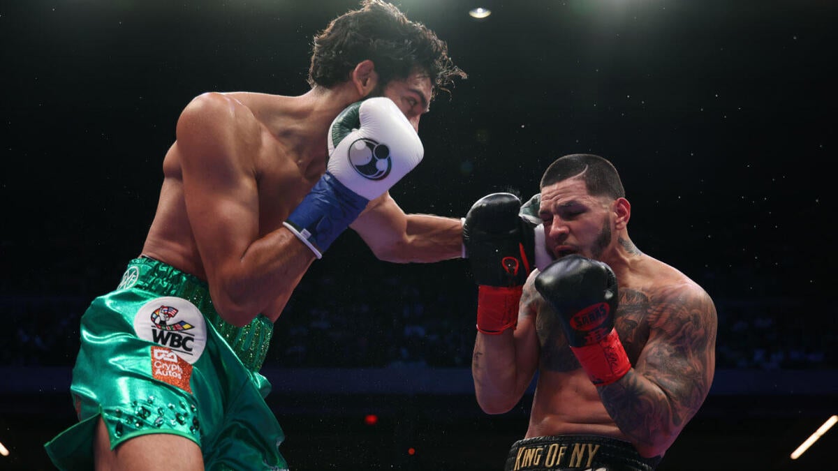 Edgar Berlanga vs. Hamzah Sheeraz results, highlights: Sheeraz scores brutal finish of former title challenger