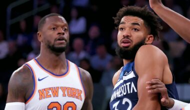 Karl-Anthony Towns stat sheet: 15 key numbers after trade to Knicks