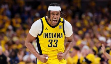 Bucks introduce Myles Turner: Milwaukee big man explains decision to leave Pacers after reaching NBA Finals