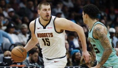 Jokic has 28 points, 17 assists and 13 rebounds to lead Nuggets past Hornets