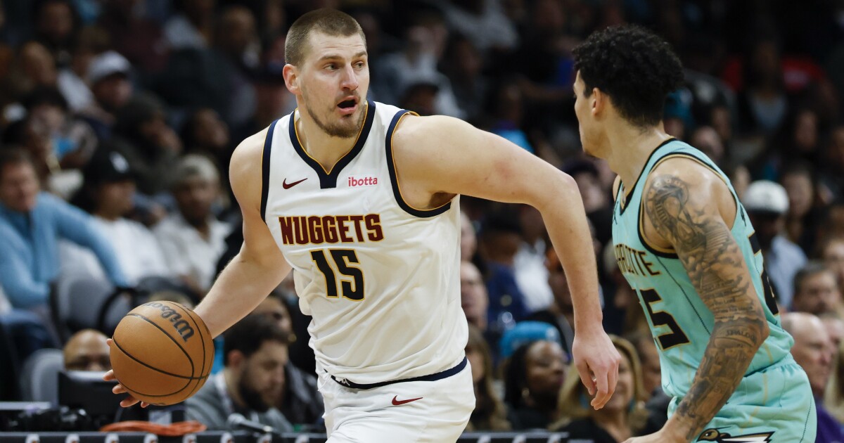 Jokic has 28 points, 17 assists and 13 rebounds to lead Nuggets past Hornets