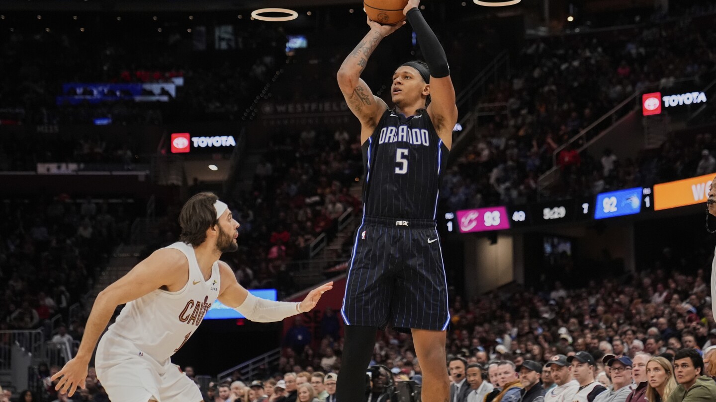 Magic end Cavaliers' winning streak at 16 games as Banchero scores 24 points in 108-103 victory
