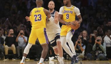 LeBron and Bronny James make NBA history by playing together in Lakers' 110-103 win over Minnesota