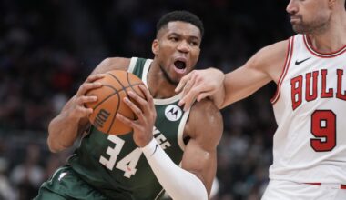 Antetokounmpo scores 41 points as Bucks beat Bulls 122-106 for 4th win in 5 games