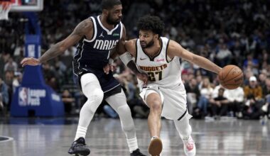 Jamal Murray scores 32 of his season-high 45 points in the 1st half as Nuggets beat Mavs 118-99