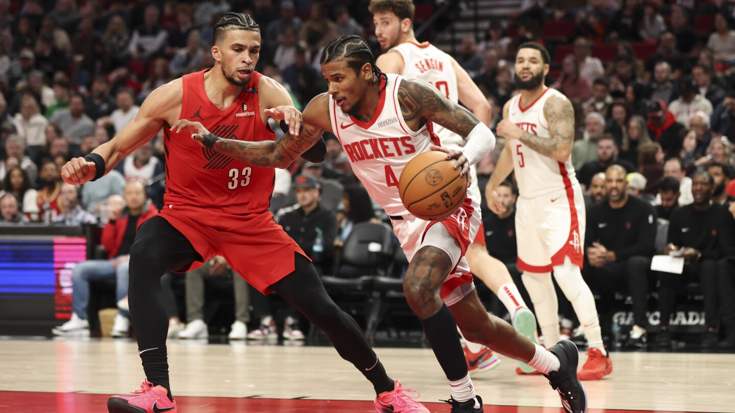 Jalen Green leads Rockets with 26 points in 125-103 victory over Trail Blazers