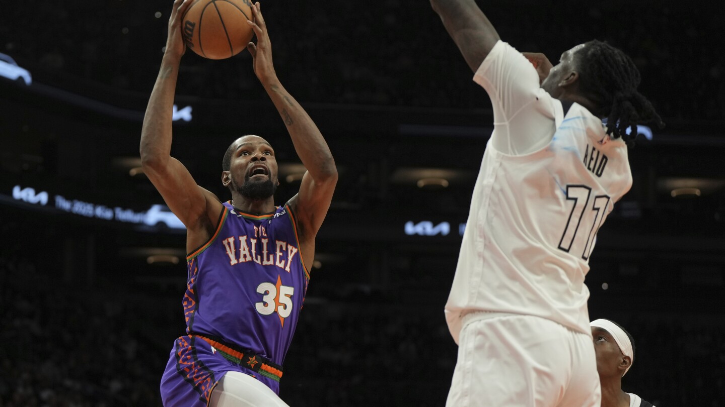 Durant: Suns 'embarrassed ourselves' in humiliating 116-98 home loss to the Timberwolves