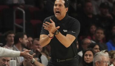 Herro scores 31, Heat roll past LeBron and struggling Lakers 134-93