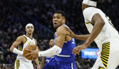 Bucks take big lead and then hang on down the stretch to beat Pacers 126-119