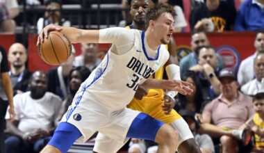 Mavericks rookie Cooper Flagg all business as he makes his professional debut at NBA Summer League