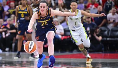 Clark, Fever get best of Bueckers, Wings in first pro matchup of WNBA stars