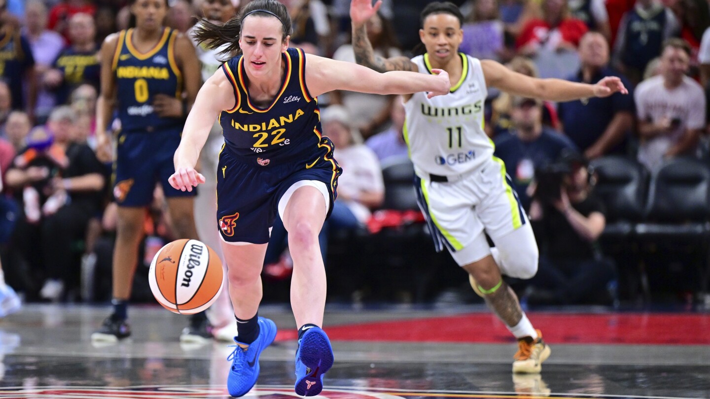 Clark, Fever get best of Bueckers, Wings in first pro matchup of WNBA stars