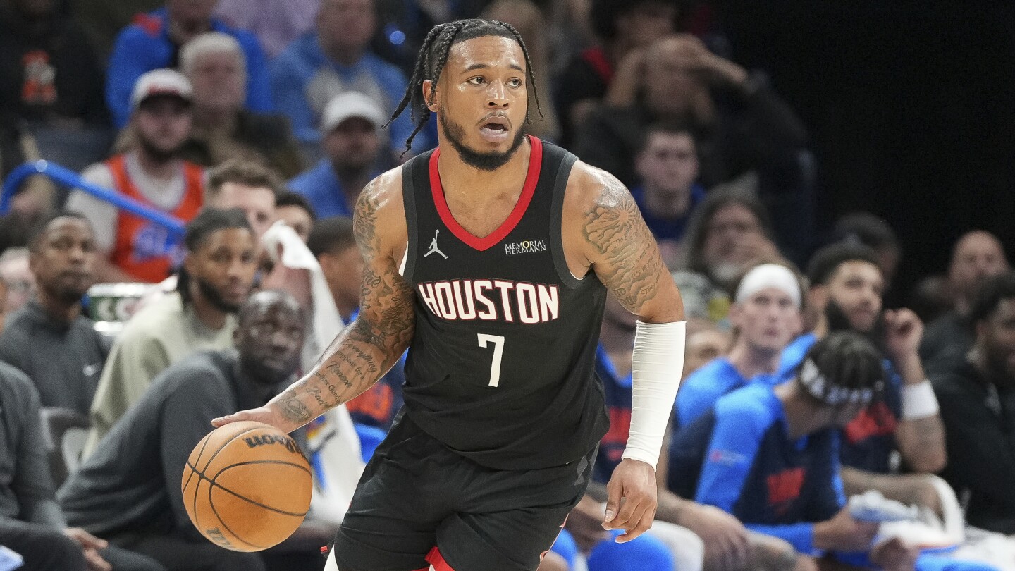 Whitmore getting traded from Rockets to Wizards, Huff going from Grizzlies to Pacers, AP sources say