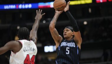 Orlando's Paolo Banchero won't play for a few weeks. The Magic see it as an opportunity for everyone