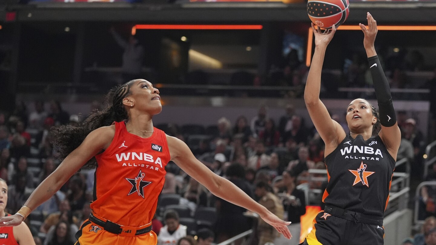 Napheesa Collier's record-breaking performance leads her team to victory in WNBA All-Star Game