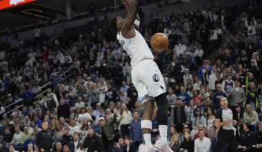 Edwards' 18th technical foul means another suspension, this time for Timberwolves' meaningful finale