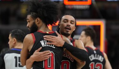Coby White scores 31 points as Bulls rally to beat Nets 116-110
