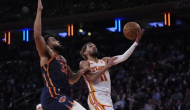 Hawks rally for a 108-100 victory over the Knicks and a trip to the NBA Cup semifinals