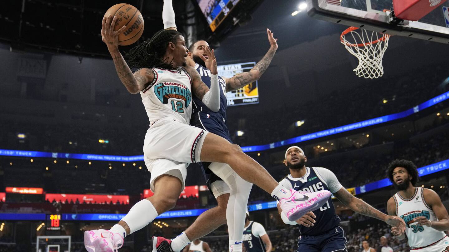 Grizzlies beat the Mavericks 120-106 to set up a 1st-round playoff series with the Thunder