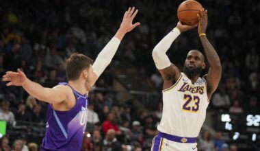 LeBron James goes old school to lead Lakers past the Jazz